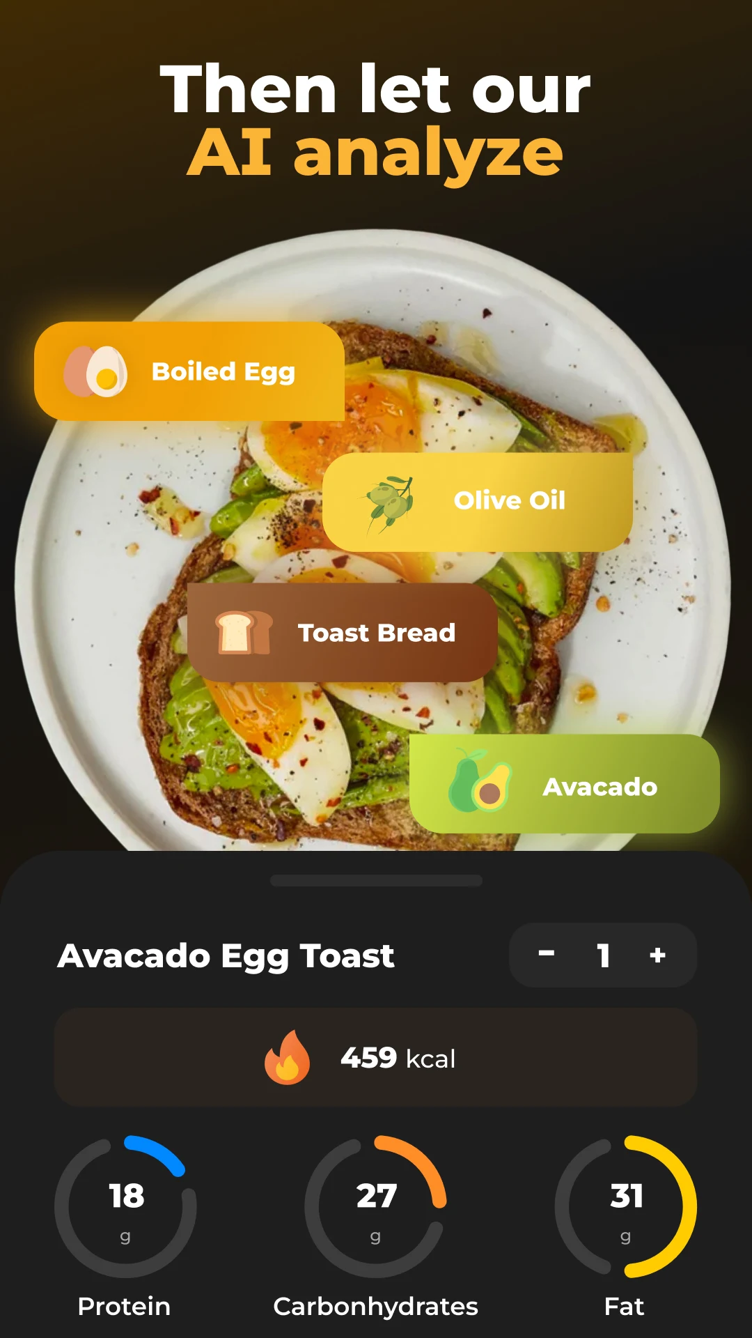 AI Calorie Counter - EatLog screenshot